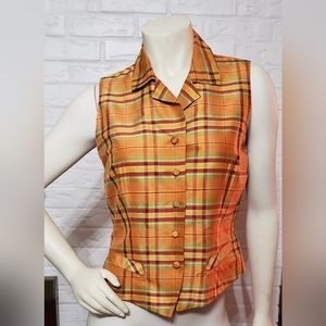 ANN TAYLOR | Women's Sleeveless Silk Shirt